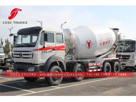 Beiben 8*4 14 CBM concrete mixer truck  supplier