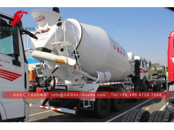 Beiben 8*4 14 CBM concrete mixer truck  supplier