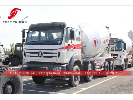 Beiben 8*4 14 CBM concrete mixer truck  supplier