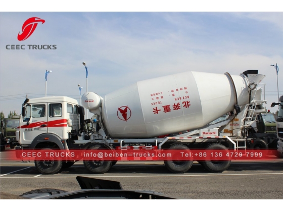 Beiben 8*4 14 CBM concrete mixer truck  supplier