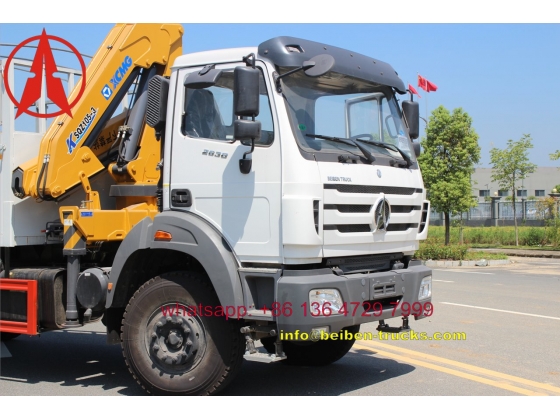 china beiben 5 t crane truck manufacturer