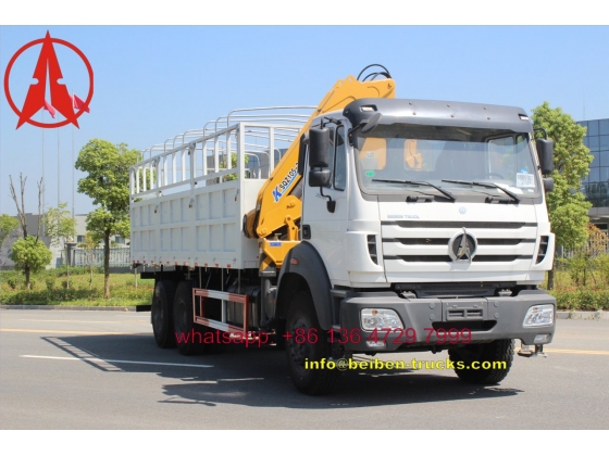 china beiben 5 t crane truck manufacturer