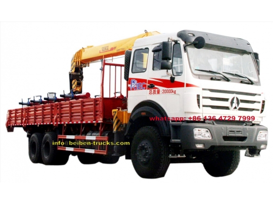 china beiben 5 t crane truck manufacturer