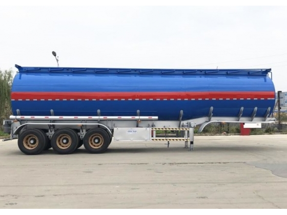 Oil Tanker Crude Oil Tank Trailer Fuel/petroleum 45000l Steel Fuel Tanker Semi Trailer