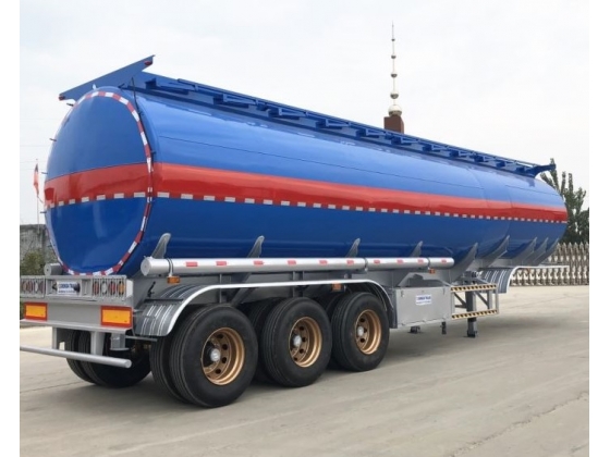 Oil Tanker Crude Oil Tank Trailer Fuel/petroleum 45000l Steel Fuel Tanker Semi Trailer