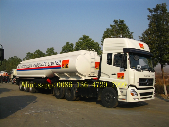 36000 L double tire fuel tank truck trailer supplier