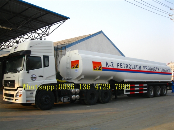 36000 L double tire fuel tank truck trailer supplier