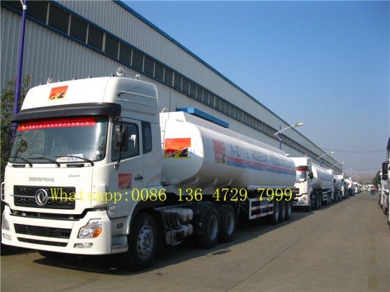 36000 L double tire fuel tank truck trailer supplier