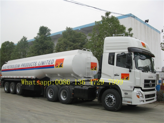 36000 L double tire fuel tank truck trailer supplier