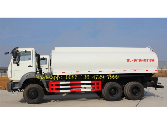 beiben 6*6 water tanker truck