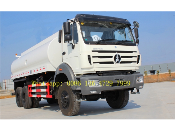 beiben 6*6 water tanker truck