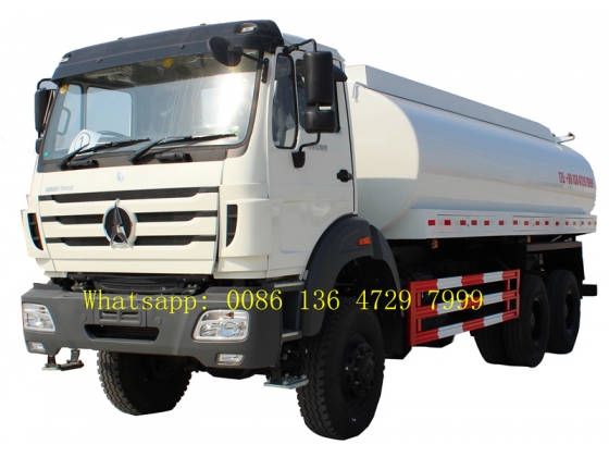 beiben 6*6 water tanker truck