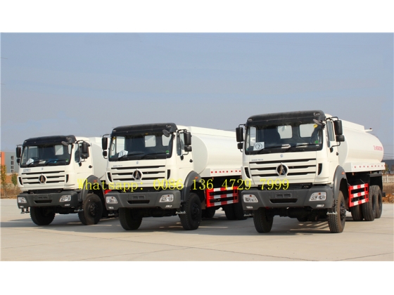 beiben 6*6 water tanker truck