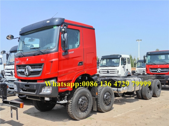 Beiben 8*8 drive off road truck chassis supplier