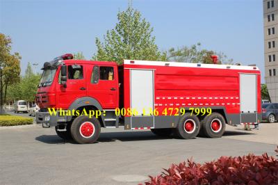 Beiben 6×4 RHD foam fire engine