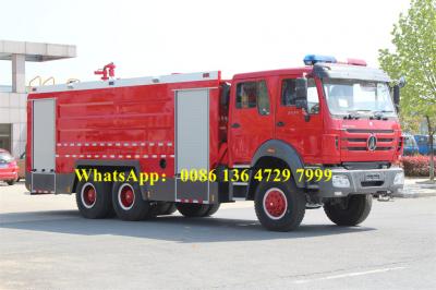 Beiben 6×4 RHD foam fire engine