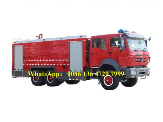 Beiben 6×4 RHD foam fire engine