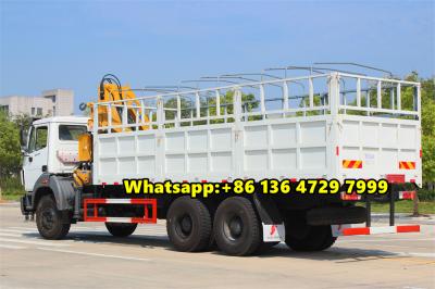 Beiben 2638 truck mounted 10 T crane