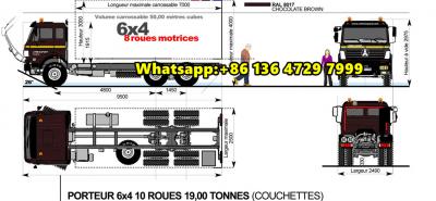 Beiben NG80B 6x4 Cargo Lorry Truck 2527 2638 2642