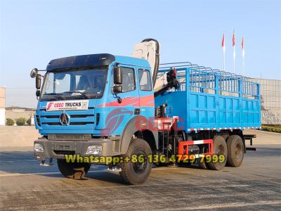 Beiben 2638 truck mounted 5 ton crane