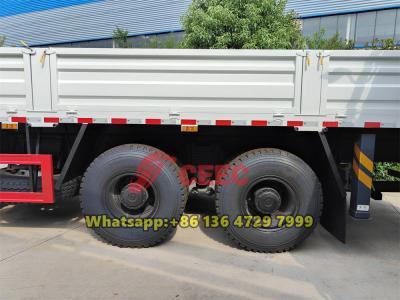 Beiben 6×4 truck mounted knuckle boom crane