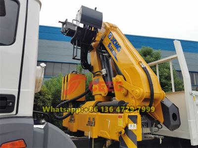 Beiben 6×4 truck mounted knuckle boom crane