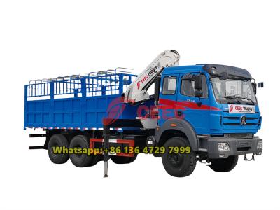Beiben 2638 truck mounted crane