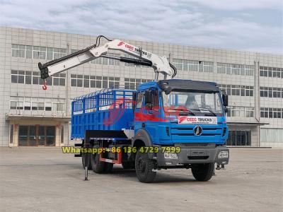 Beiben 2638 truck mounted crane
