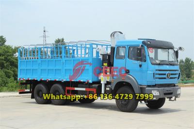 Beiben 2638 RHD truck mounted crane