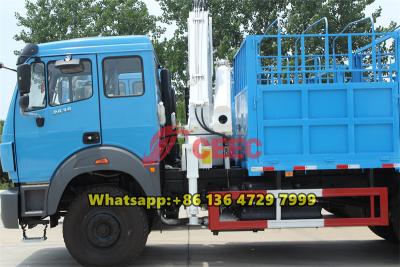 Beiben 2638 RHD truck mounted crane