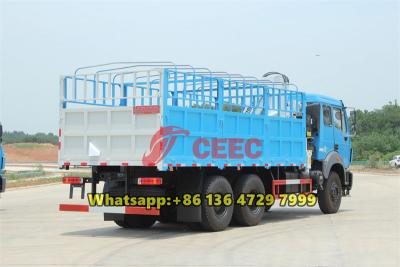 Beiben 2638 RHD truck mounted crane