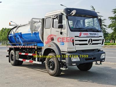 Beiben 8000L septic tank pump truck