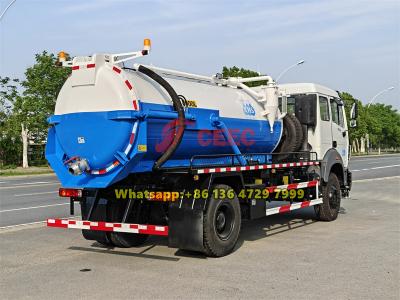 Beiben 8000L septic tank pump truck
