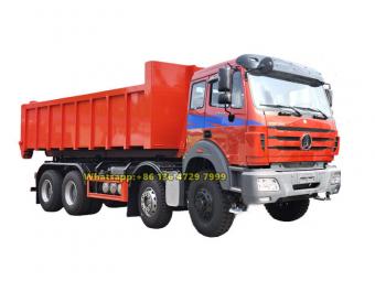 Beiben 12-wheeler hook loader garbage truck