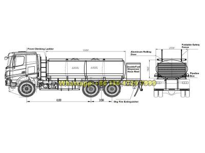 Beiben 12000 liters refueling truck