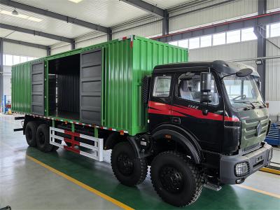Congo bukavu Beiben 8×8 AWD cargo box truck