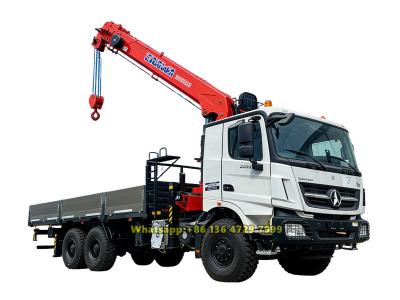 Beiben 6×6 AWD lorry crane