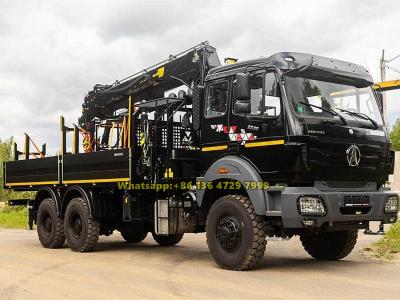 Beiben 6×6 AWD truck with crane