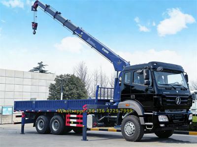 Beiben 10-wheeler 10 ton boom crane truck