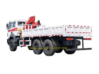 Beiben off-road knuckle boom crane truck