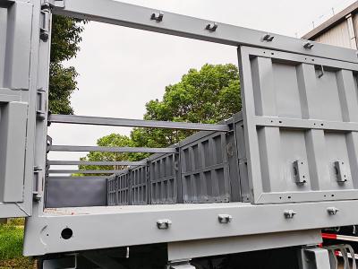 3 axles heavy duty dropside cargo trailer