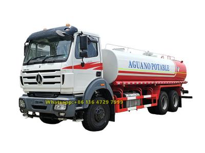 Beiben 6x6 20000 liters water tanker truck