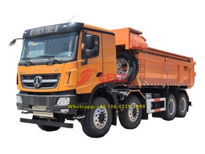 Beiben 8×4 construction tipper truck