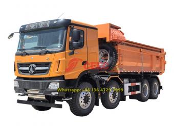 Beiben 8×4 construction tipper truck