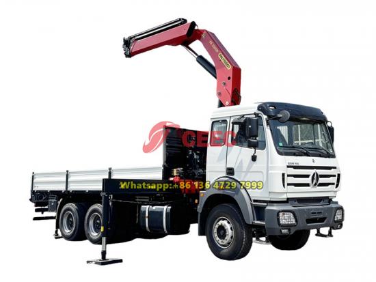 Beiben 6×4 boom crane truck