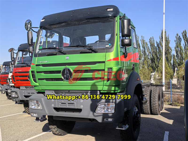 Грузовик Beiben 2642 с внедорожной системой 6x6 в Конго