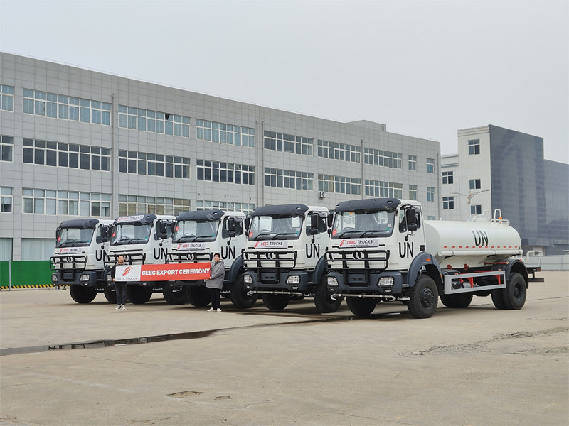 5 units Beiben All-Wheel Drive Trucks Successfully Delivered to the Congo