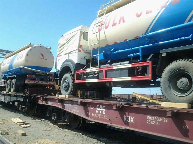 Uzbekistan customer order Beiben 6*6 drive system bulk cement trucks 