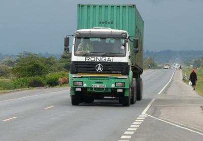 Кения Ронгай Логистик групп применяются beiben 2538 трактор грузовик для перевозки контейнерные