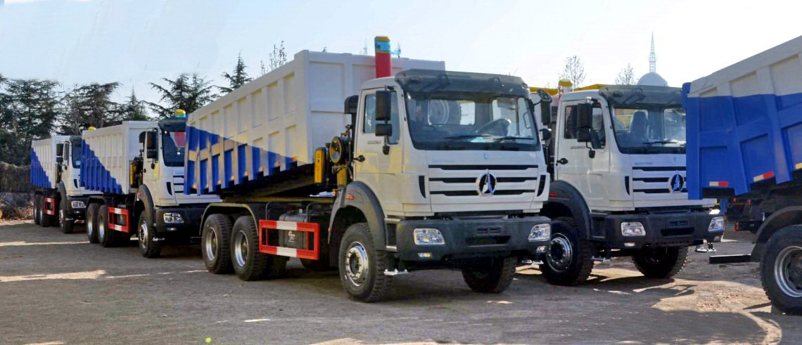 30 единиц beiben 2534K самосвалы экспортируются в Кении страну из СЦВЕ грузовиков завод